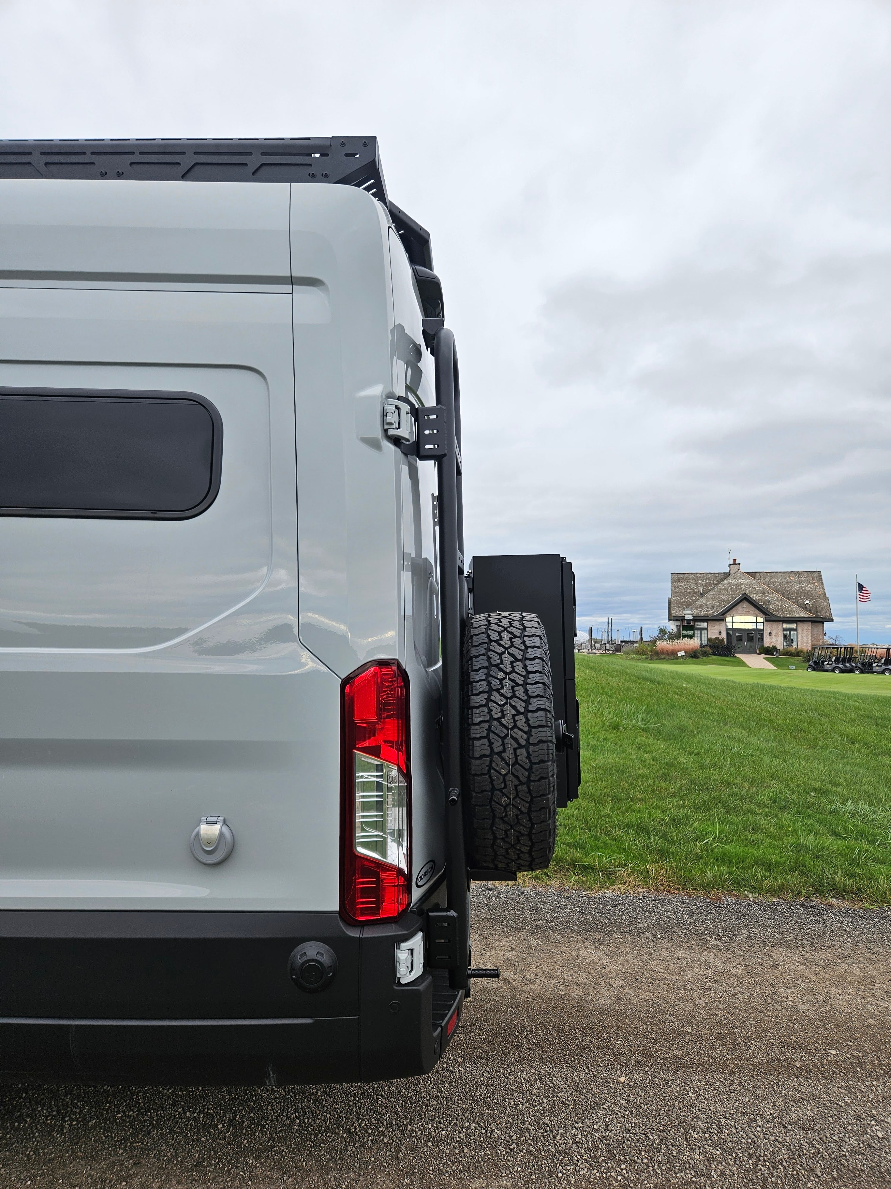 Rover Vans Ladder & Tire Carrier (Ford Transit)
