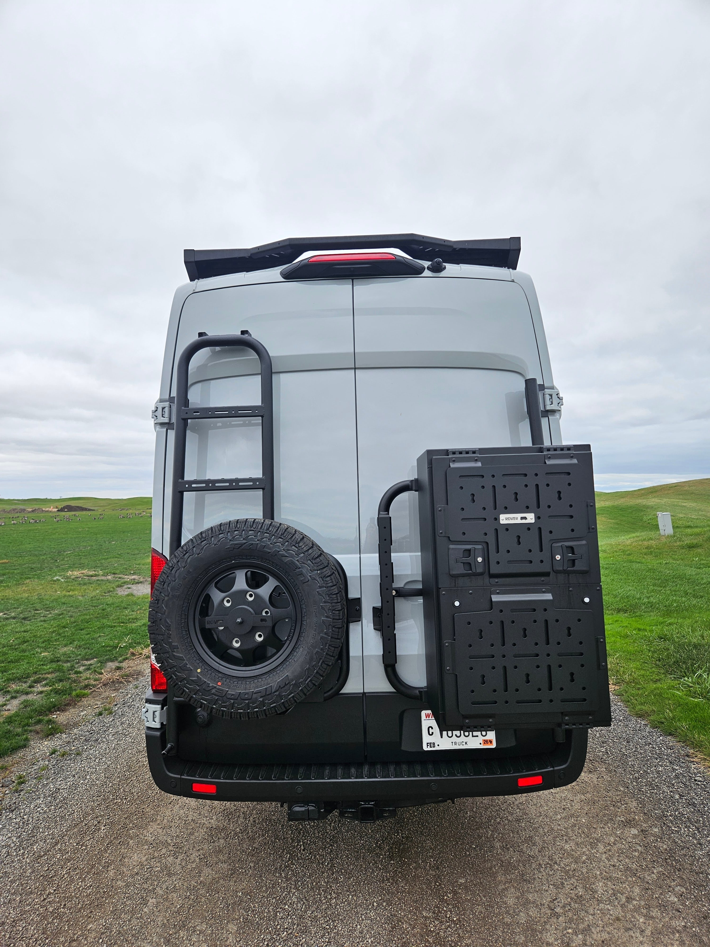 Rover Vans Ladder & Tire Carrier (Ford Transit)