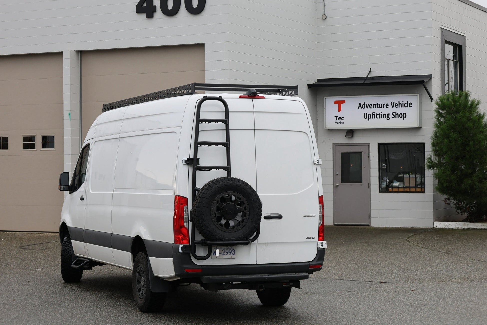 Tec Vanlife Ladder & Tire Carrier (Mercedes Sprinter)
