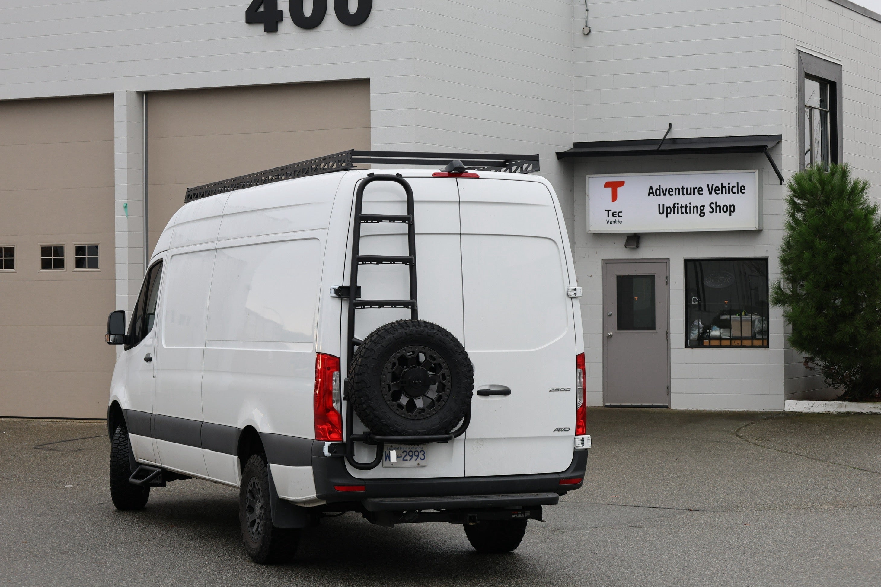 Tec Vanlife Ladder & Tire Carrier (Mercedes Sprinter)