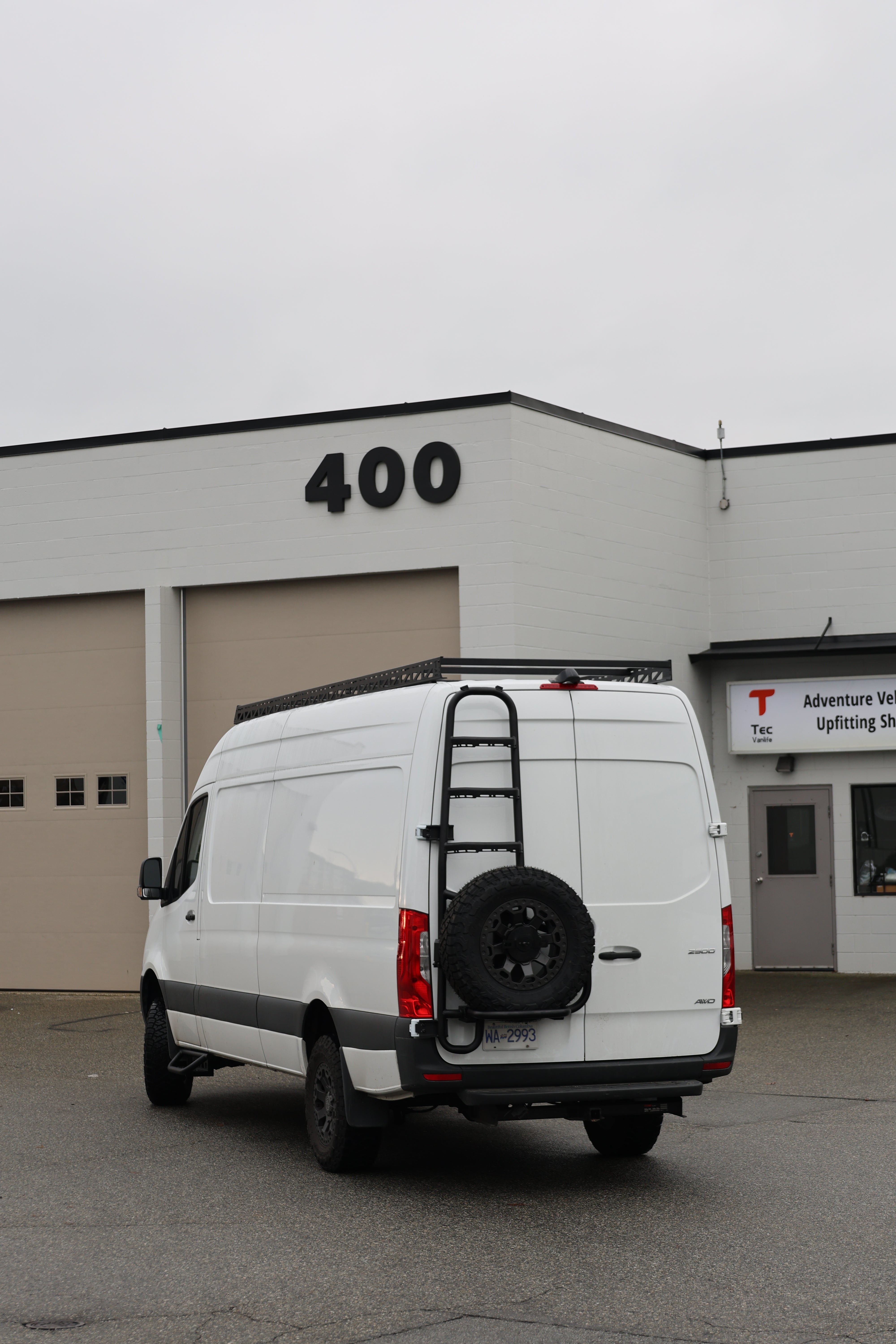 Tec Vanlife Ladder & Tire Carrier (Mercedes Sprinter)