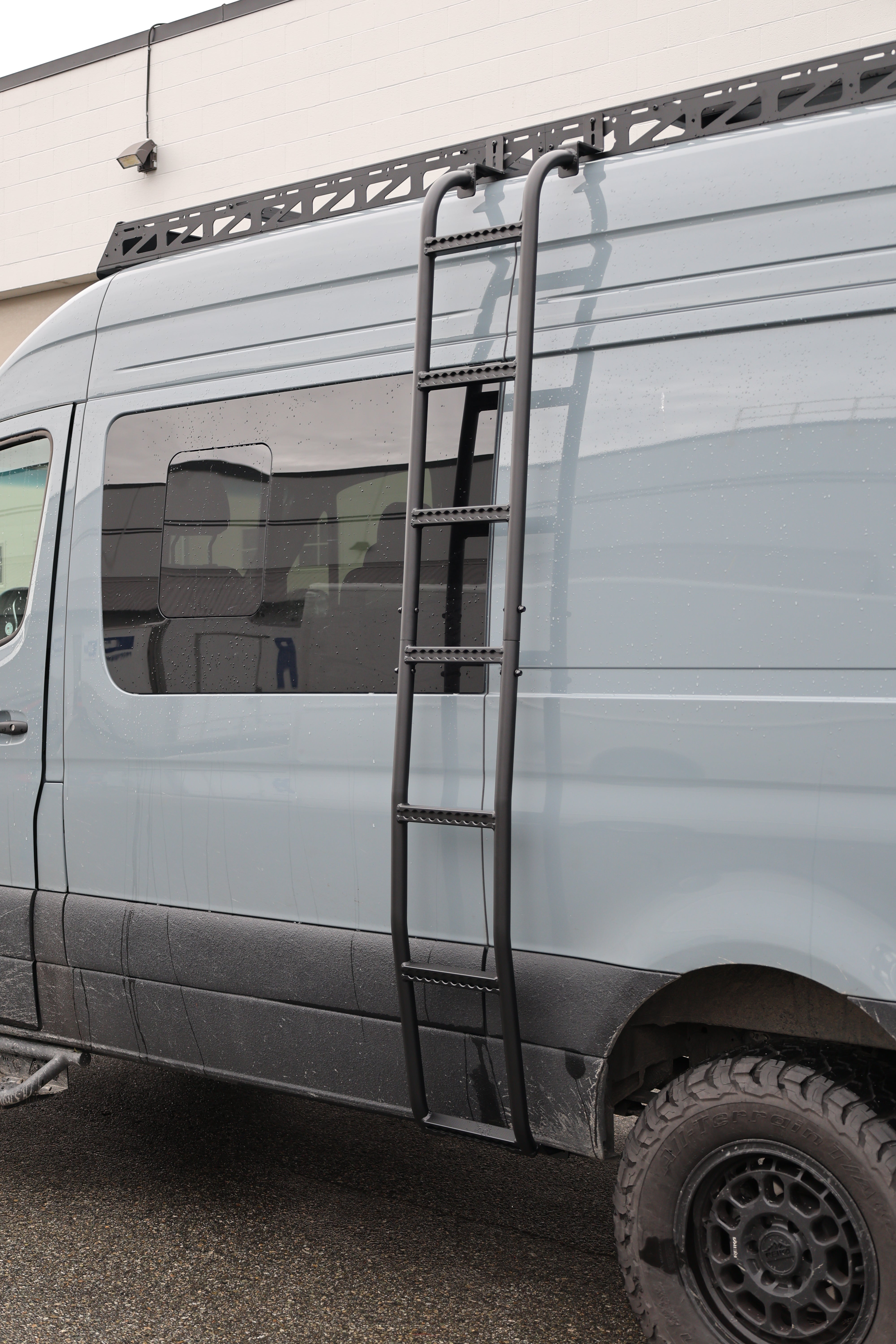 Tec Vanlife Aluminum Side Ladder - Sprinter