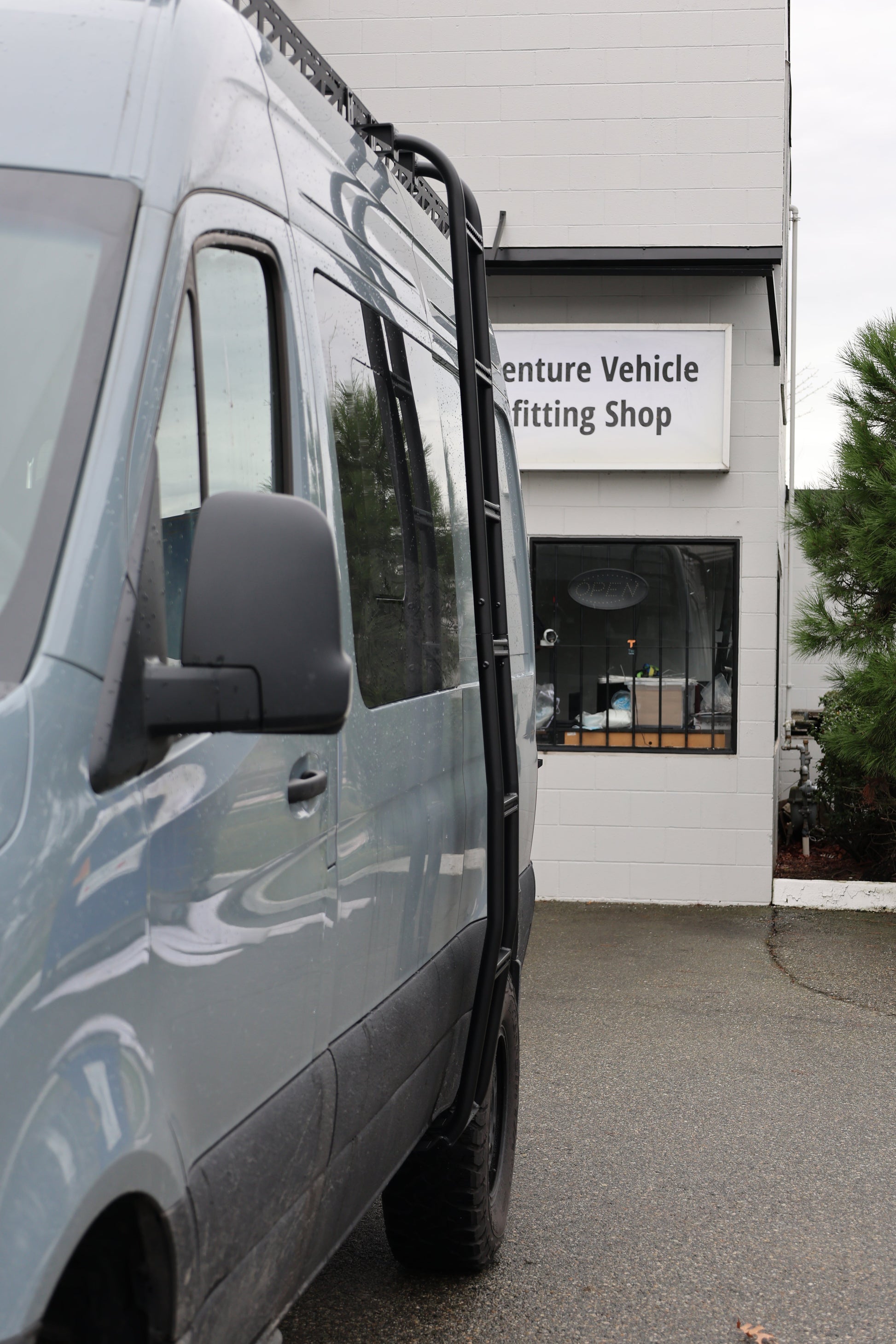 Tec Vanlife Aluminum Side Ladder - Sprinter