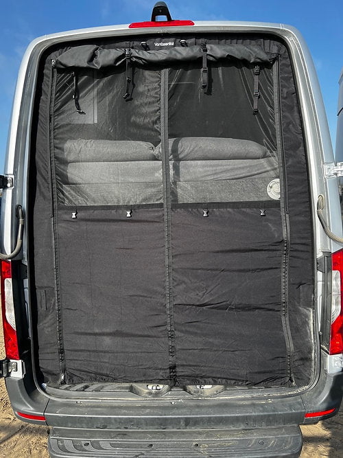 VanEssential Mercedes Sprinter Rear Door Bug Screen