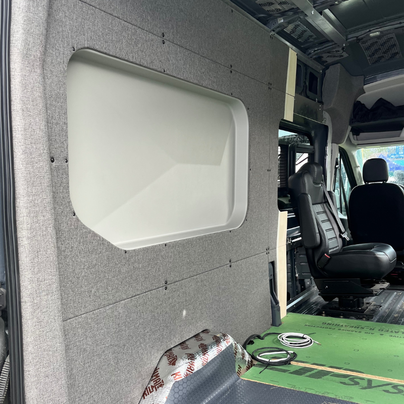 Ford Transit Innie Sleeper: Bed Bump-Out Trim - Pair