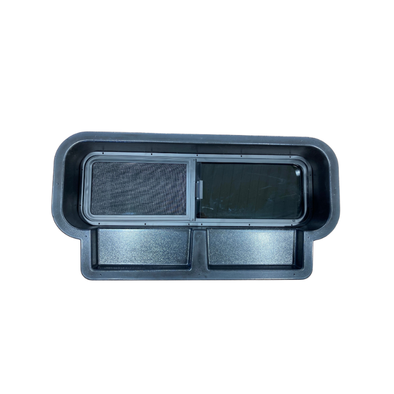 Mercedes Sprinter 10x33 Bunk Window Trim Ring with Storage Cubbies