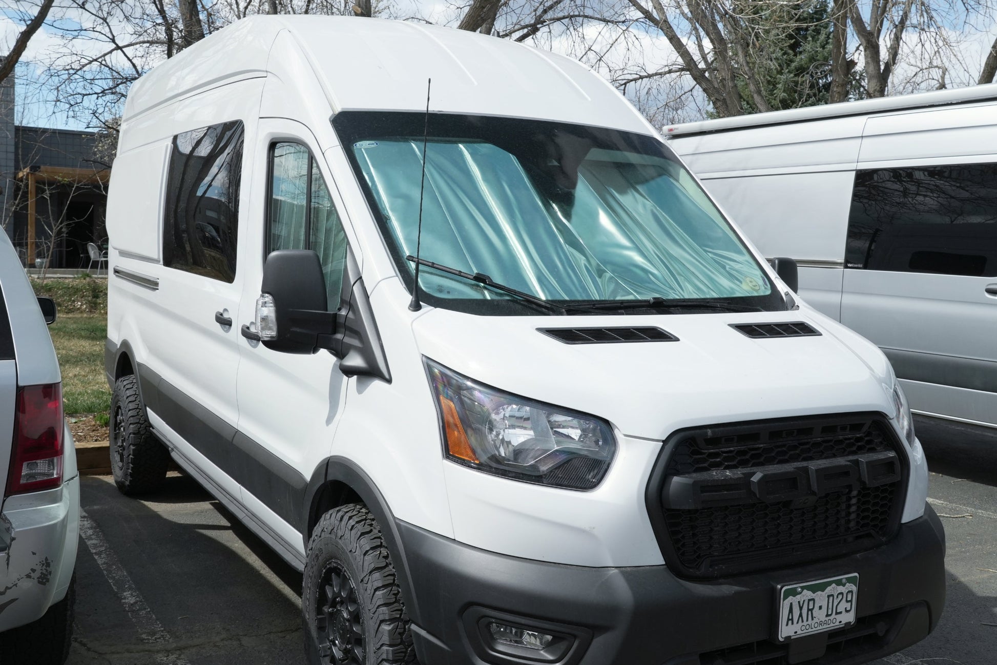 VanEssential Ford Transit Reflective Front Windshield Cover
