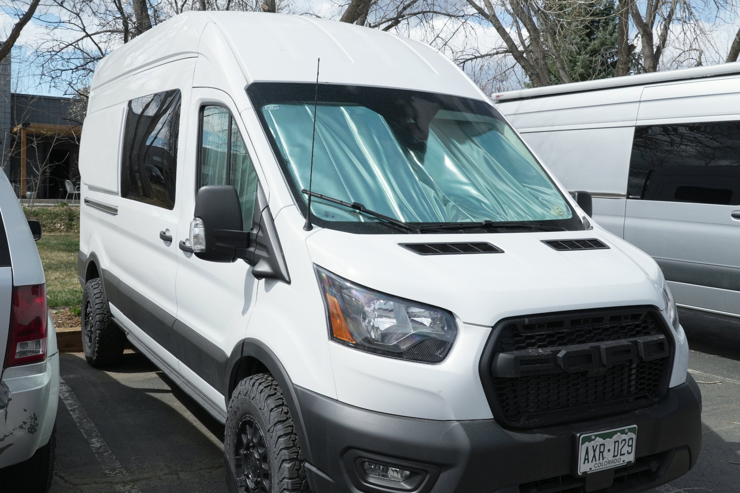 VanEssential Ford Transit Reflective Front Windshield Cover