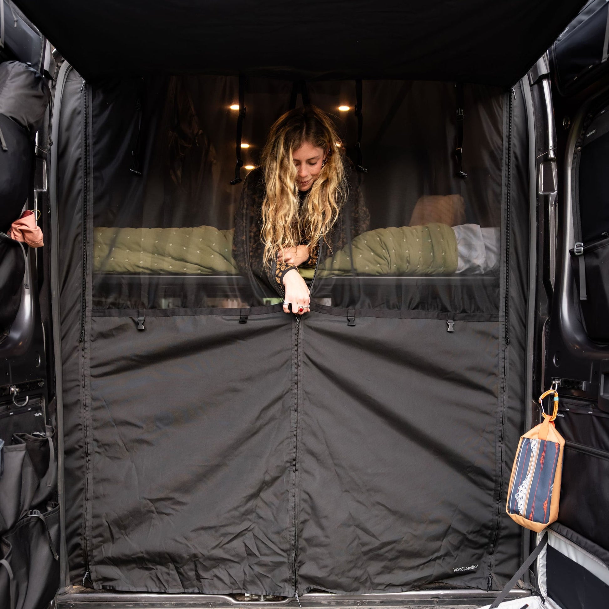 VanEssential Ram Promaster Bug Screen - Rear Doors