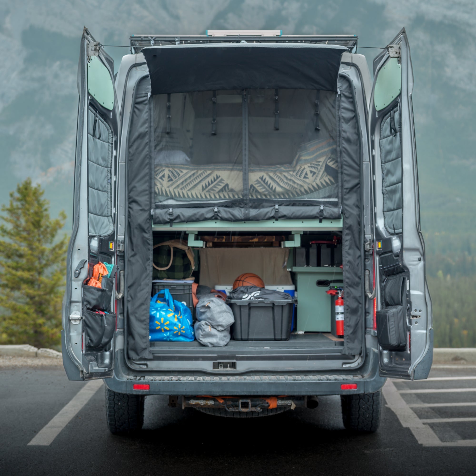 VanEssential Ford Transit Bug Screen - Rear Doors