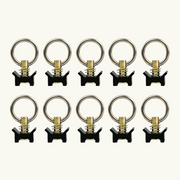 VanEssential Venture L-Track Adjustable Tie Down Ring (10 Pack)