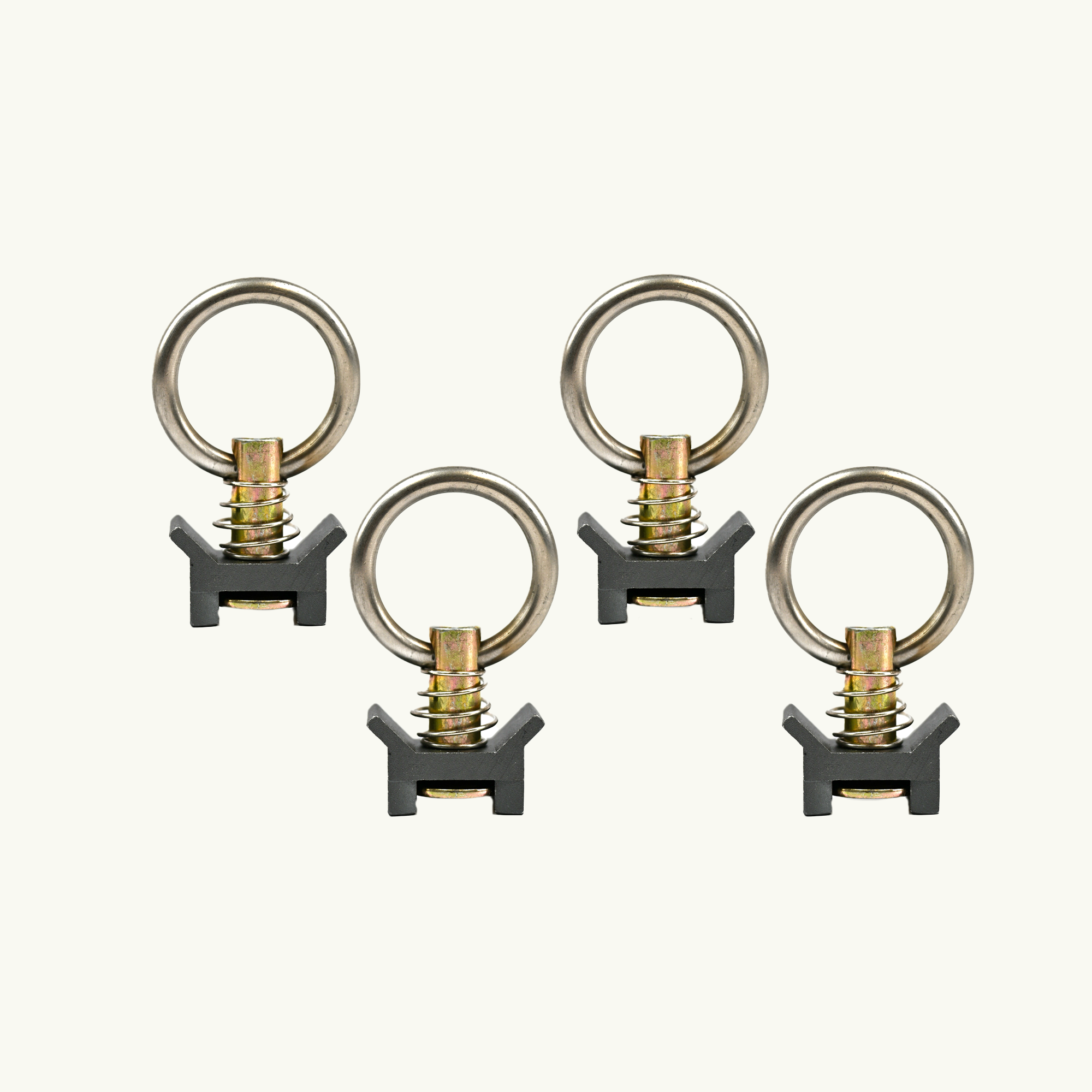 VanEssential Venture L-Track Adjustable Tie Down Ring (4 Pack)