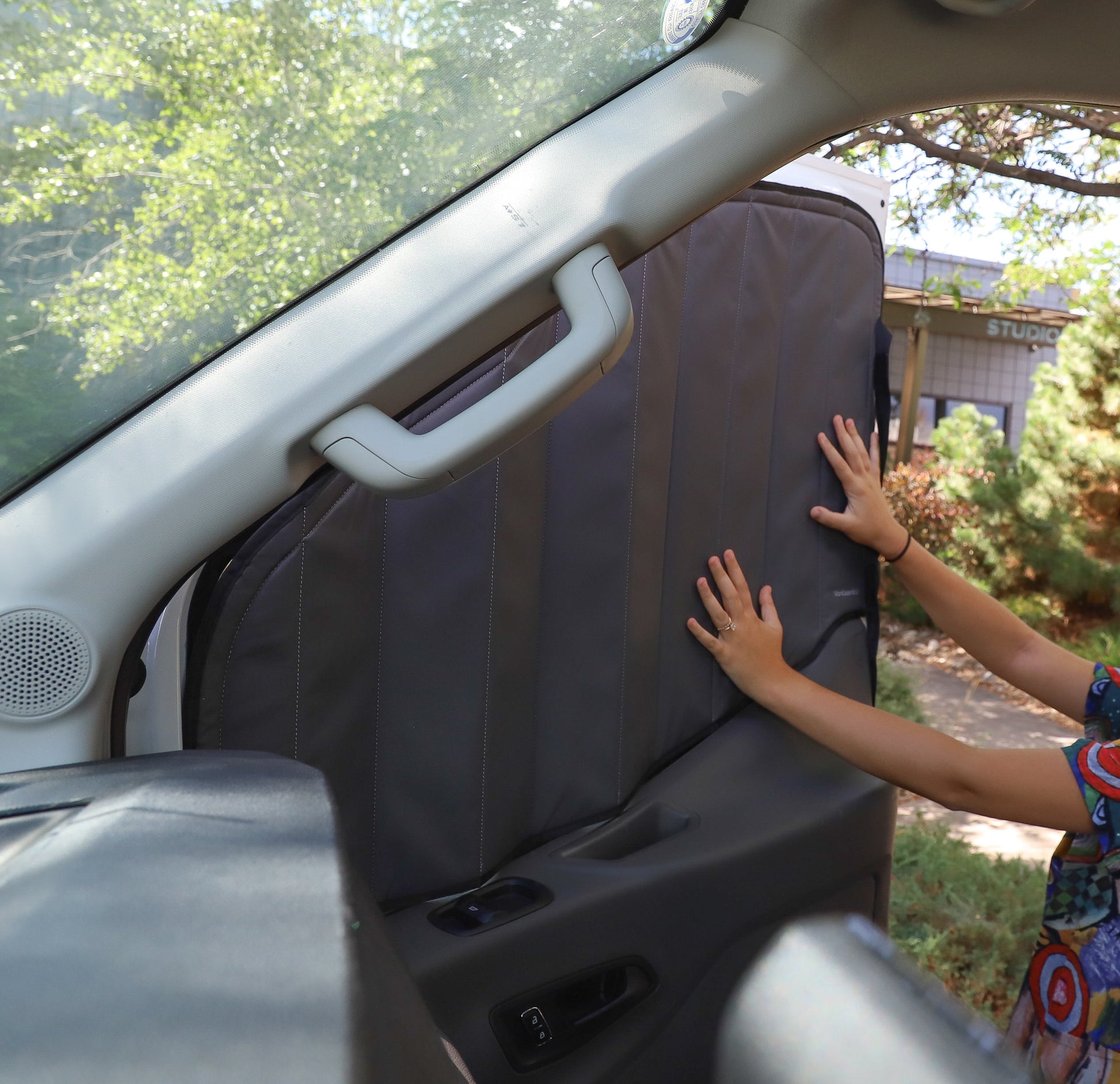 VanEssential Ford Transit Reflective Front Door Window Covers (Pair)