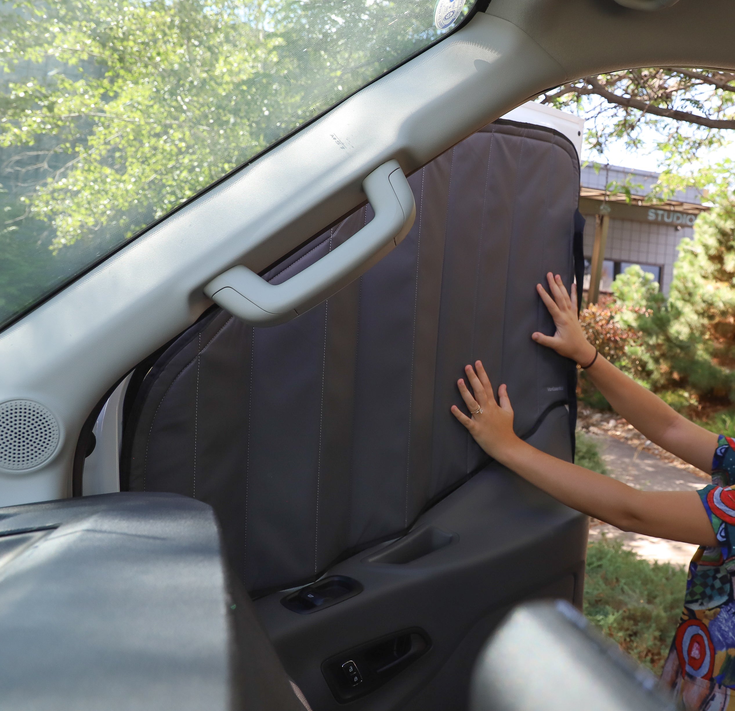 VanEssential Ford Transit Reflective Front Door Window Covers (Pair)