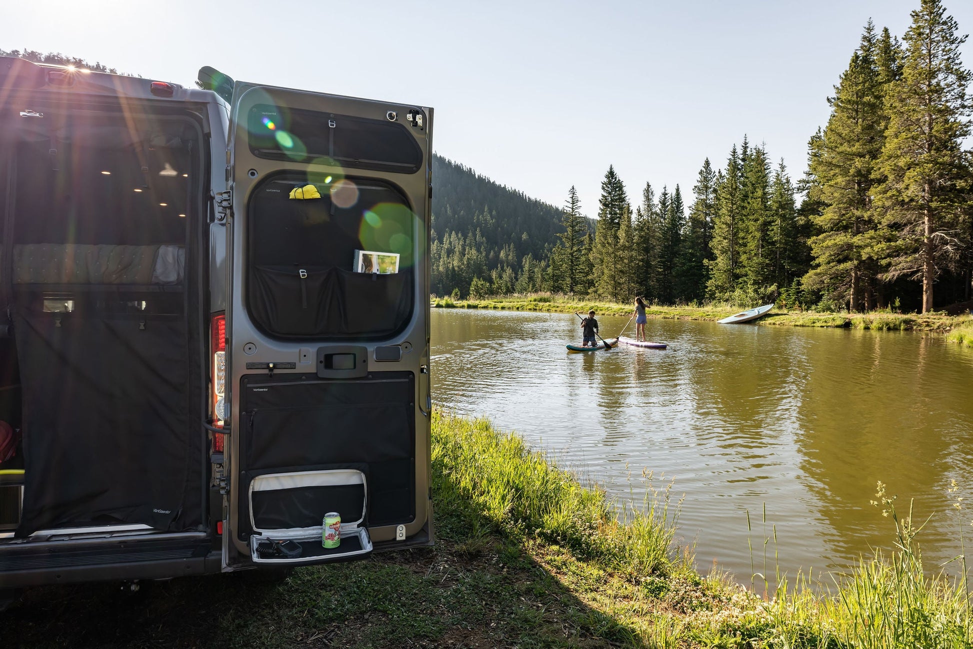 VanEssential Ram Promaster Rear Door Storage Panels - Lower