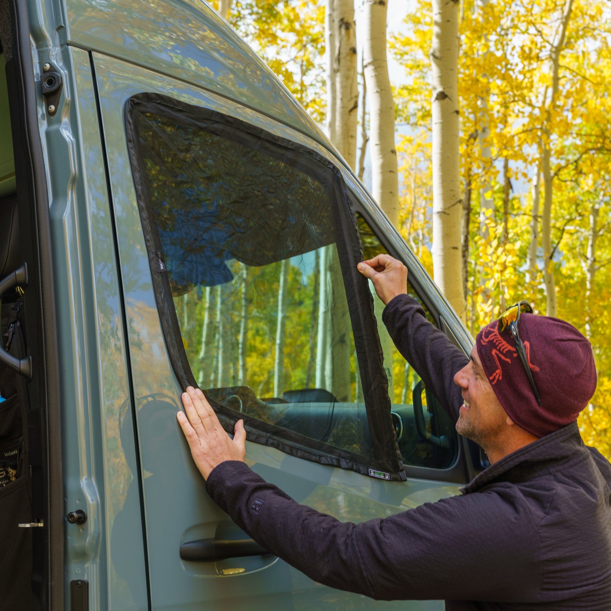 VanEssential Mercedes Sprinter Bug Screen - Front Doors (Pair)
