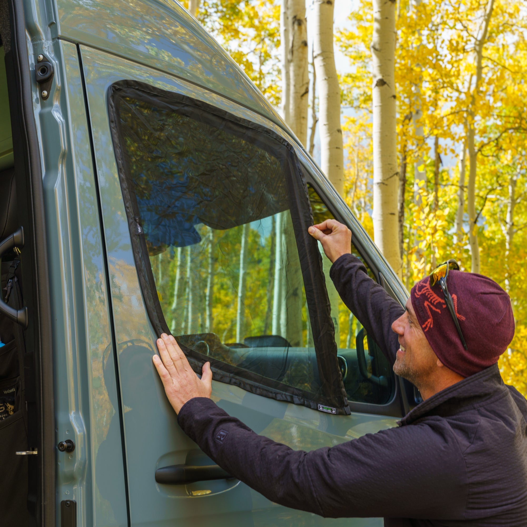 VanEssential Mercedes Sprinter Bug Screen - Front Doors (Pair)