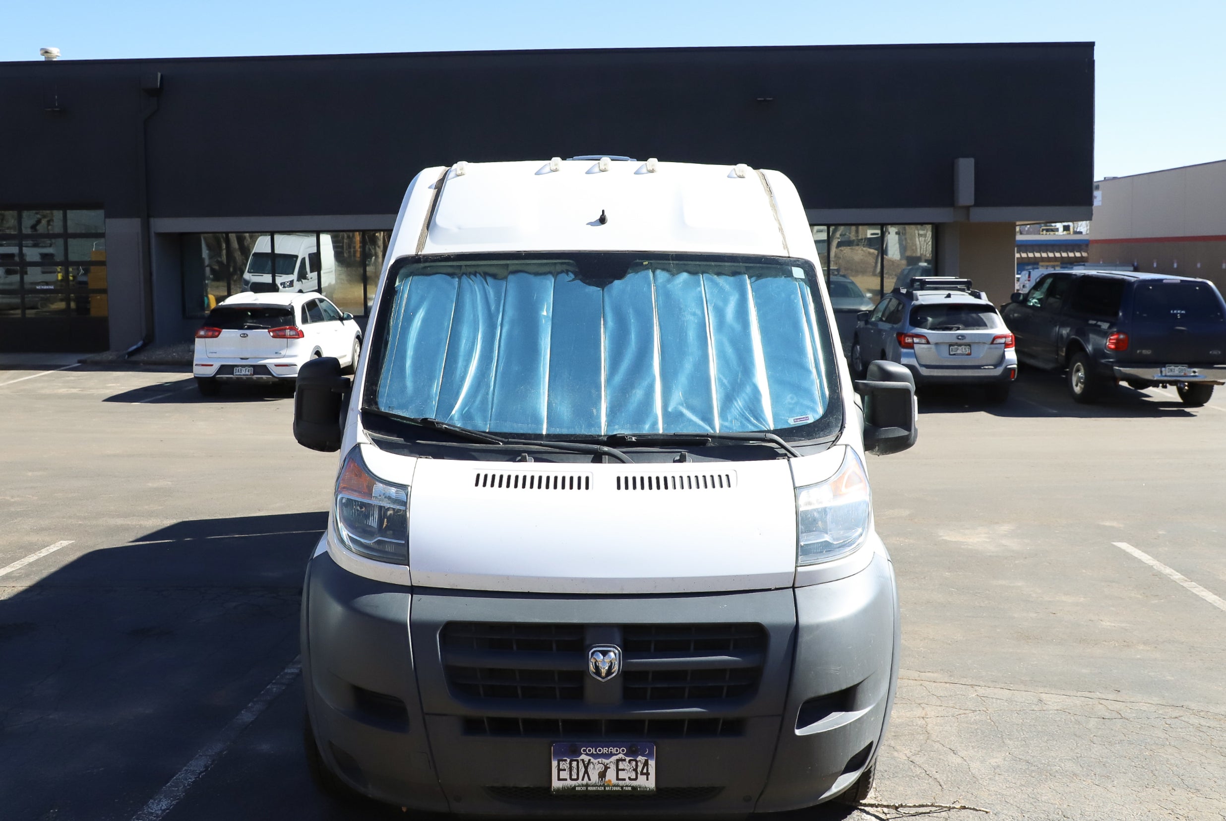 VanEssential Ram Promaster Reflective Front Windshield Cover