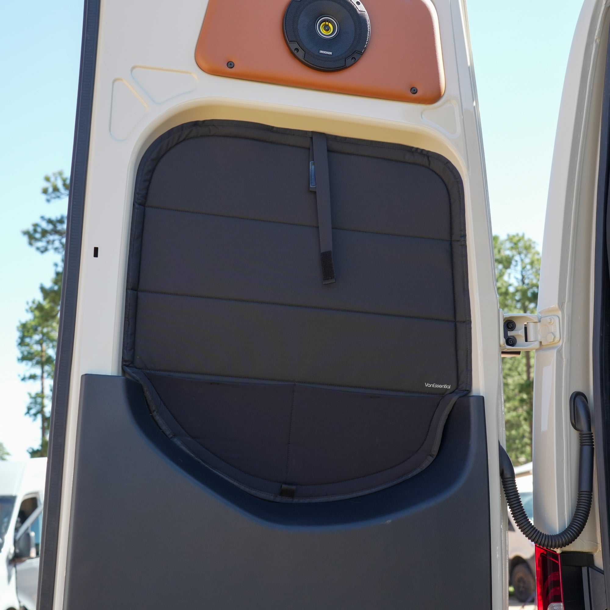 VanEssential Mercedes Sprinter Stealth Rear Door Window Covers (Pair)