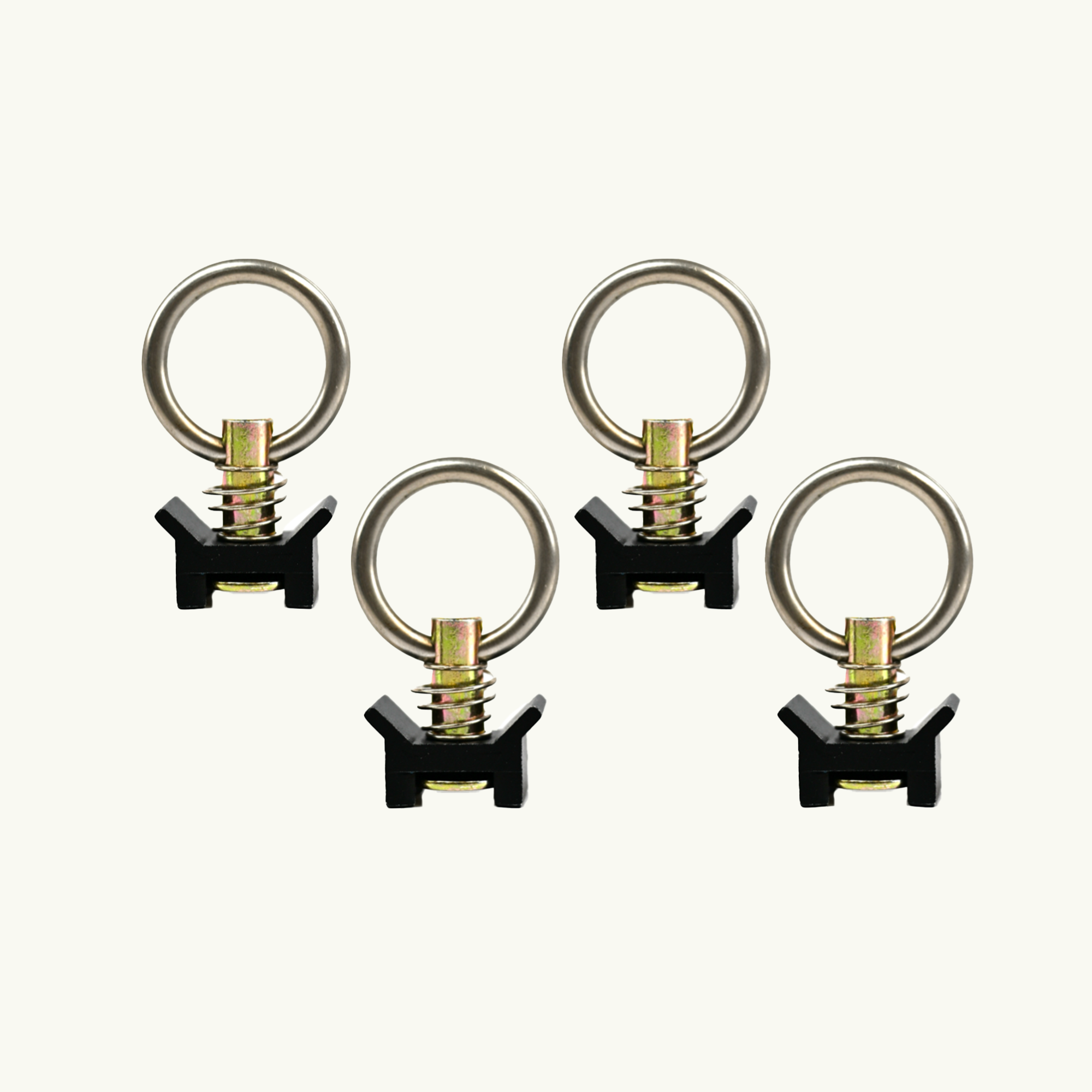VanEssential Venture L-Track Adjustable Tie Down Ring (4 Pack)