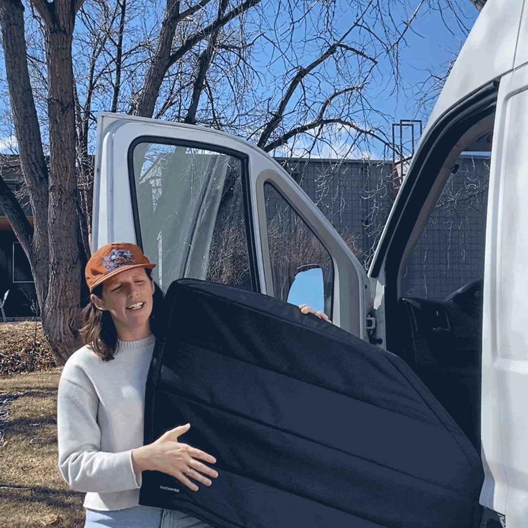 VanEssential Ram Promaster Stealth Front Door Window Covers (Pair)