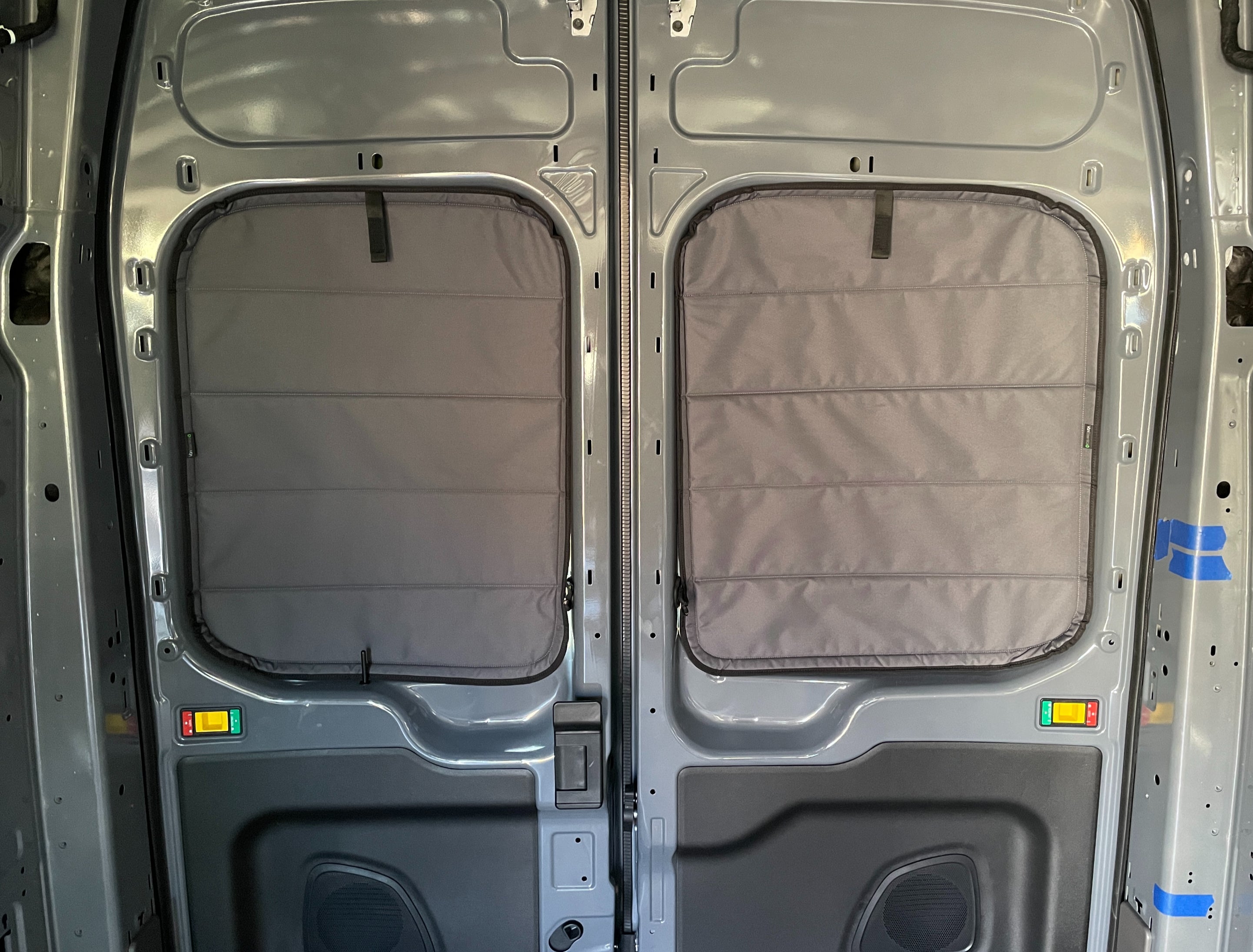 VanEssential Ford Transit Stealth Rear Door Window Covers (Pair)