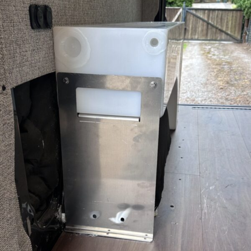 NW Conversions 19 Gallon Slim Dually Wheel Well Water Tank - Sprinter/Transit