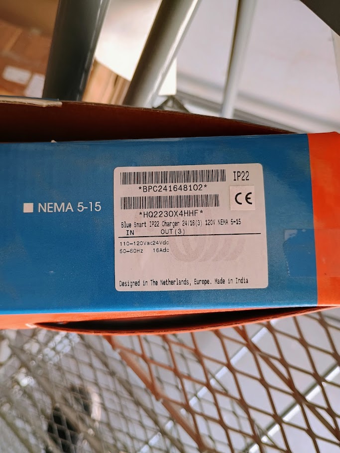 Victron Energy Blue Smart IP22 Charger - 24-Volt, 16 Amp (3x Output) (Clearance)