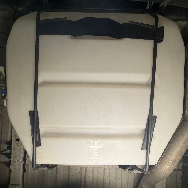 NW Conversions 28 Gallon Spare Tire Replacement Water Tank - Sprinter