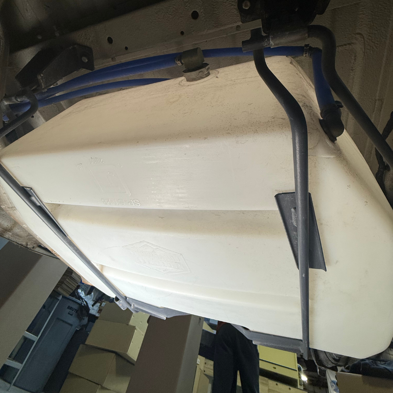 NW Conversions 28 Gallon Spare Tire Replacement Water Tank - Sprinter