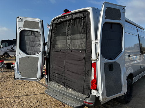VanEssential Mercedes Sprinter Rear Door Bug Screen