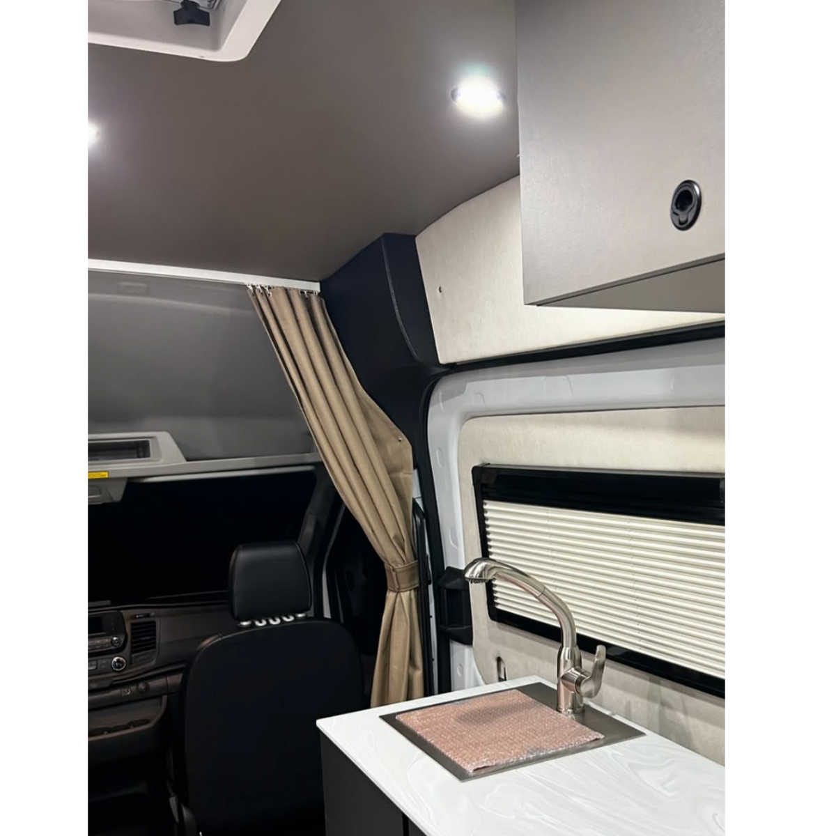 Ford Transit Van (Including E-Transit) Tailored PU Seat Covers - Black Ford Transit Van (Including E-Transit) Tailored PU Seat Covers - Black