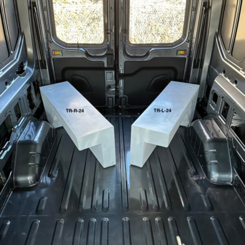 NW Conversions 24 Gallon Wheel Well Water Tank - Transit (Driver Side)