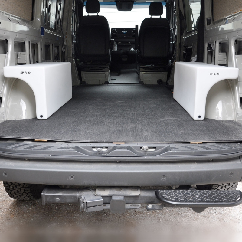 NW Conversions 20 Gallon Wheel Well Water Tank - Sprinter/Transit (Driver Side)