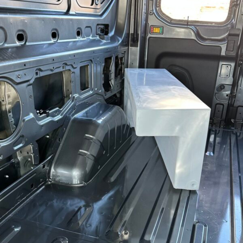 NW Conversions 24 Gallon Wheel Well Water Tank - Transit (Passenger Side)