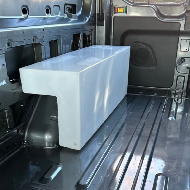 NW Conversions 24 Gallon Wheel Well Water Tank - Transit (Passenger Side)