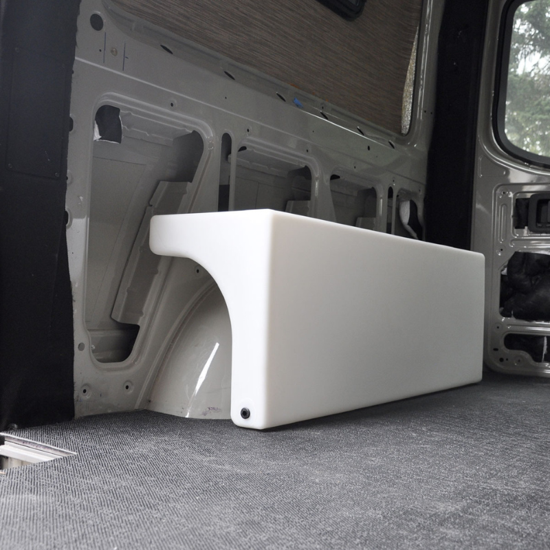 NW Conversions 20 Gallon Wheel Well Water Tank - Sprinter/Transit (Passenger Side)