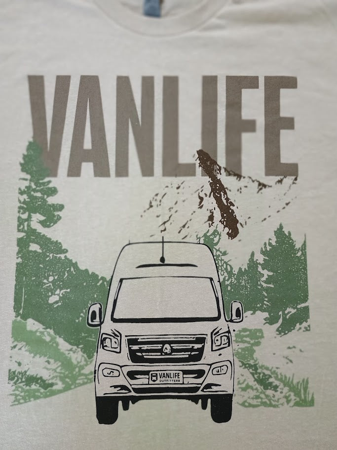 Vanlife Camper Van Mountain Adventure Graphic T-Shirt – Vanlife Outfitters