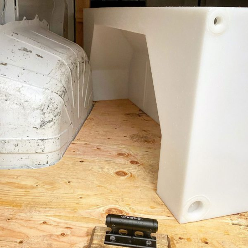 NW Conversions 28 Gallon Wheel Well Water Tank - Promaster