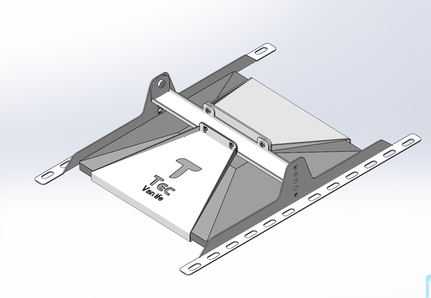 Starlink Mini Roof Rack Mounting Bracket
