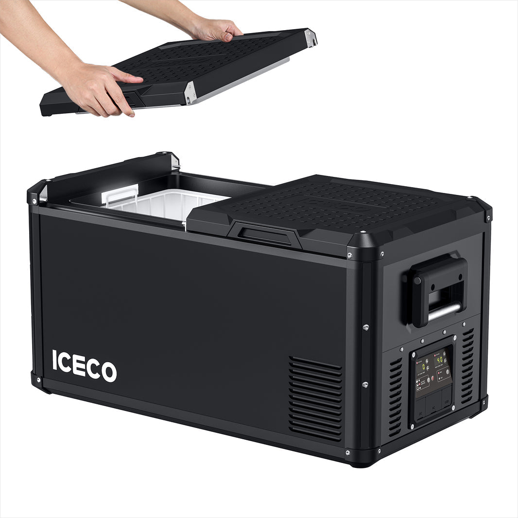 ICEO VL75ProD 12/24V Dual Zone Portable Refrigerator Freezer 75L