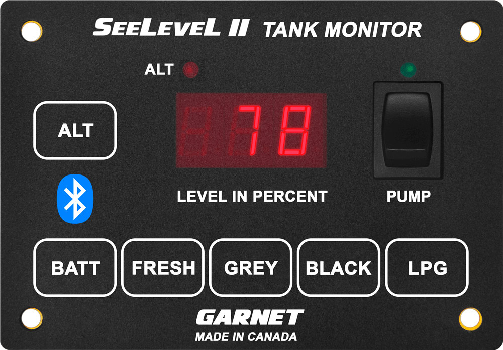 SeeLevel II Tank Monitor Kit - Bluetooth & Display Panel - 709-BTP7