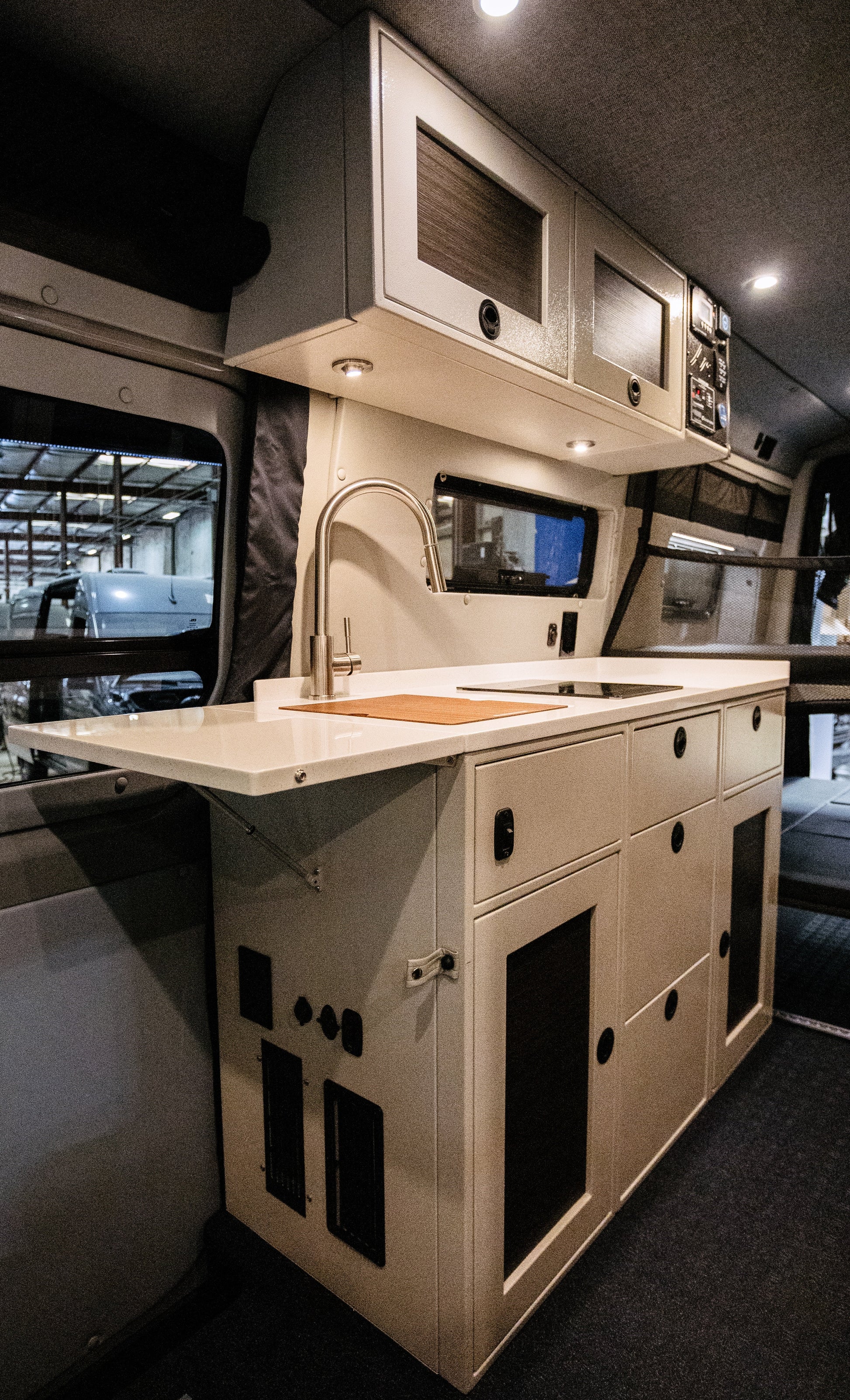 Van Wife Components - 36" Aluminum Upper Cabinet