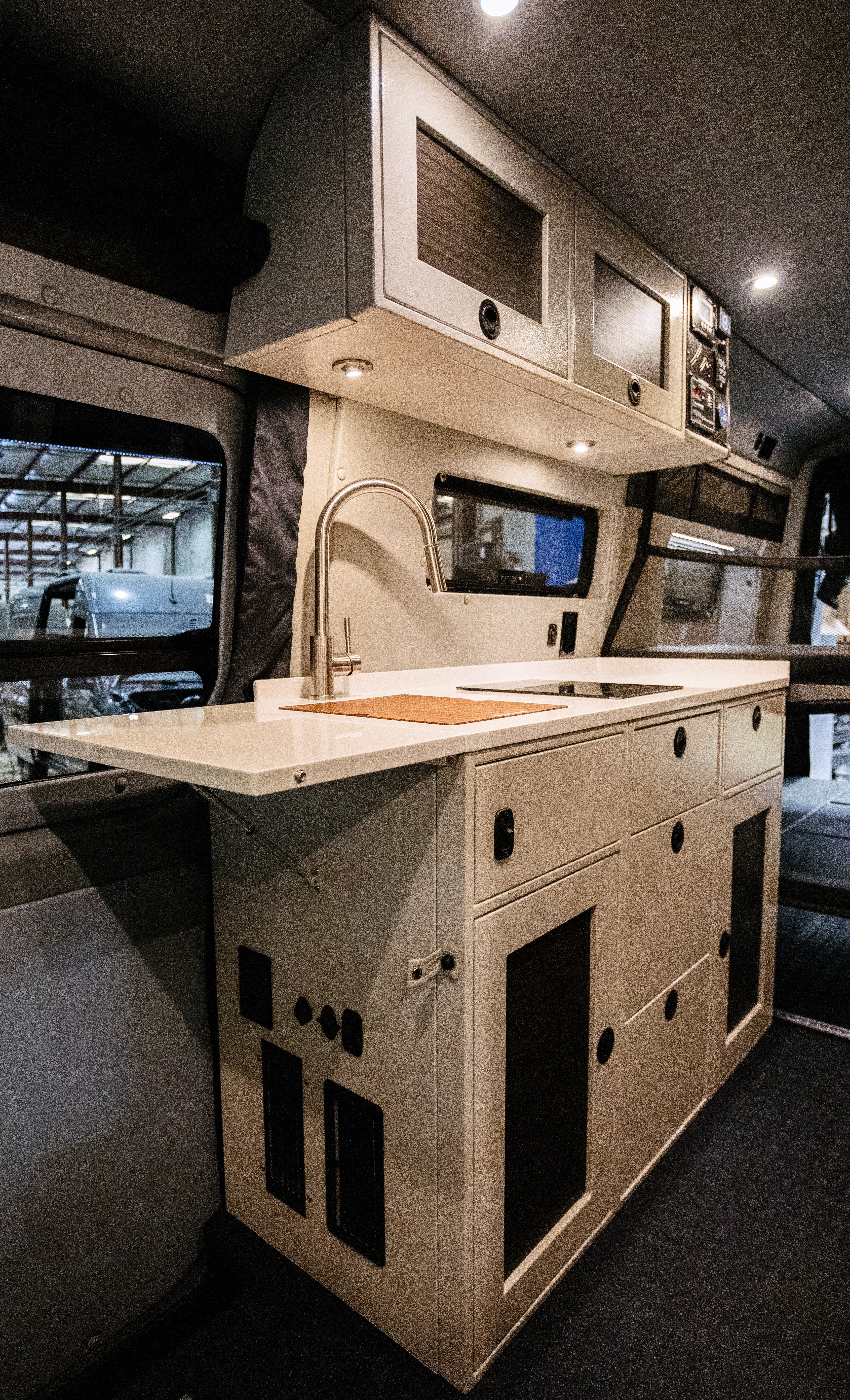 Van Wife Components - 42" Aluminum Upper Cabinet