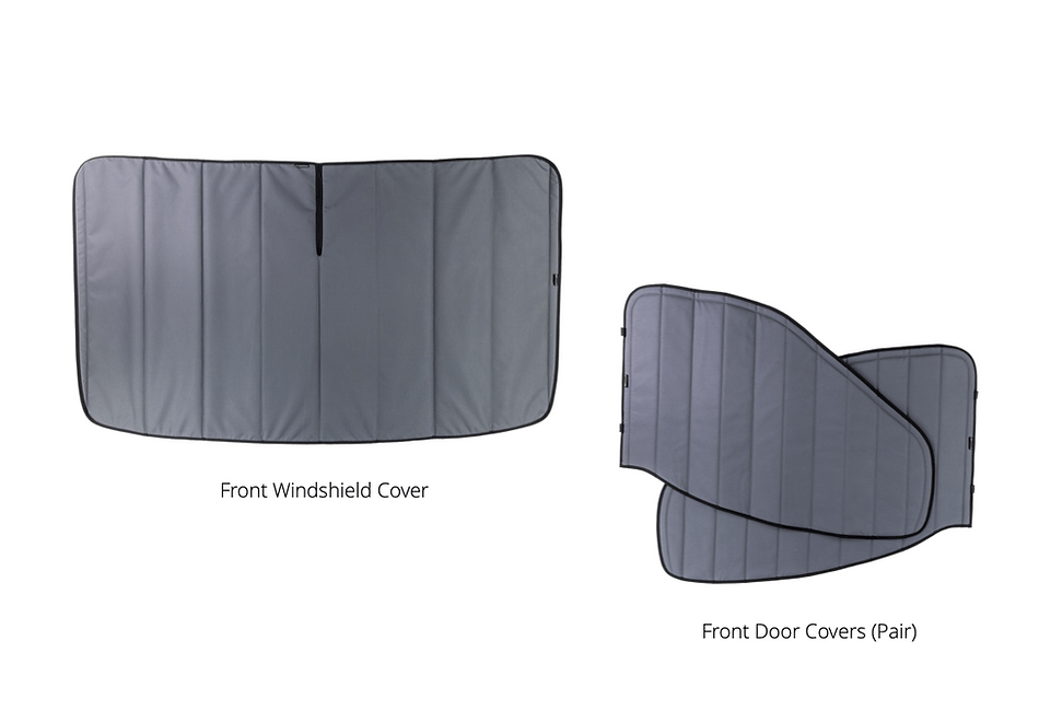 VanEssential Ford Transit Front Cab Window Covers Kit