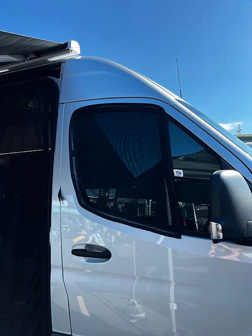 VanEssential Mercedes Sprinter Front Door Window Bug Screens (Pair)
