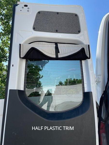 VanEssential Mercedes Sprinter Rear Door Window Covers (Pair)