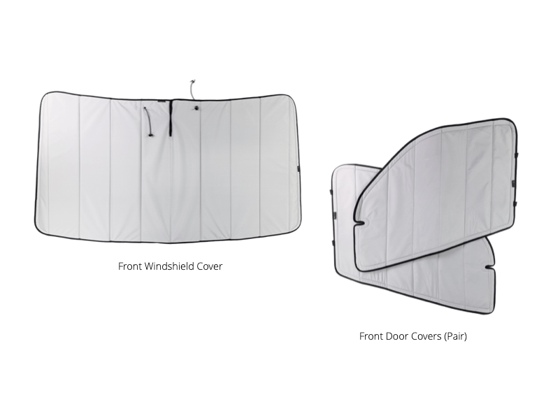VanEssential Mercedes Sprinter Front Cab Window Covers Kit