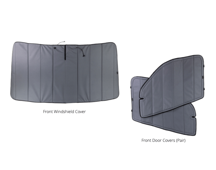 VanEssential Mercedes Sprinter Front Cab Window Covers Kit