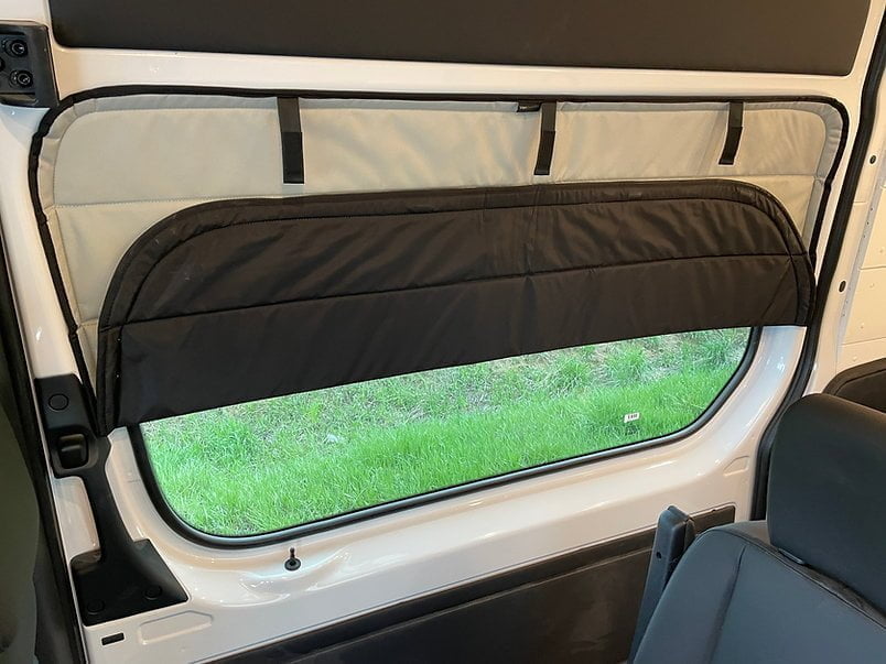 VanEssential Mercedes Sprinter Sliding Door Window Cover